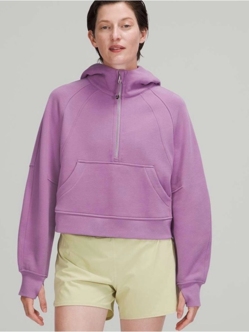 Lululemon 1/2 zipped scuba